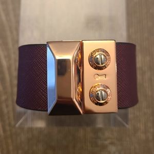 Henri Bendel Leather Cuff Bracelet